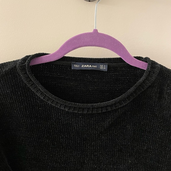 Zara Chenille Ruffle Sweater - Picture 3 of 4